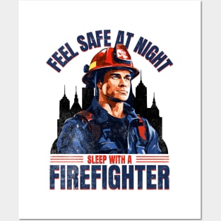 Sleep With a Firefighter Posters and Art